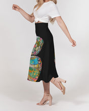 Load image into Gallery viewer, Let The  Sun Shine Collage Women&#39;s A-Line Midi Skirt
