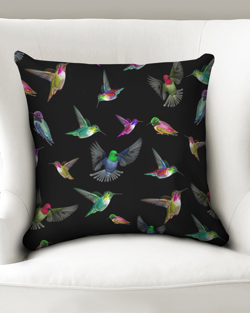 Hummingbird Pattern Paradise Throw Pillow Case 18