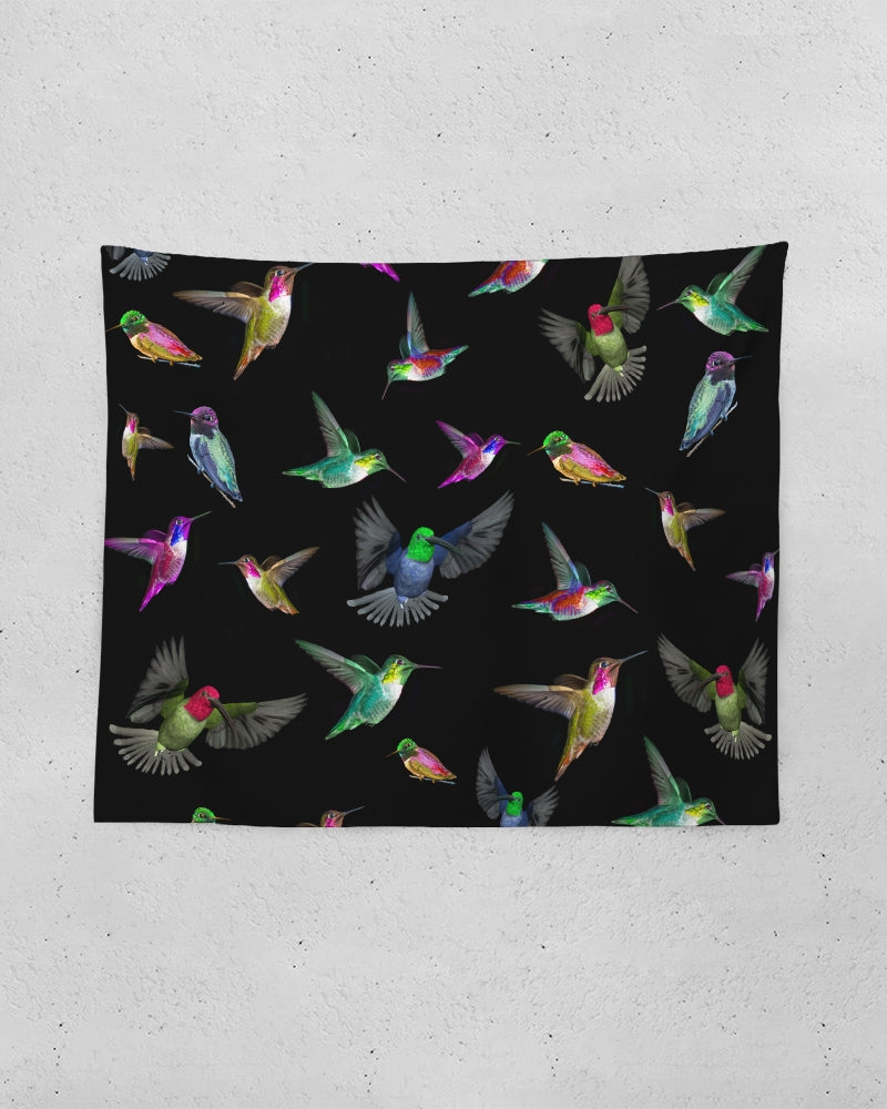 Hummingbird Pattern Paradise Tapestry 60