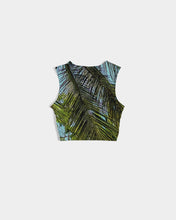Load image into Gallery viewer, The Bright Painted Palm Women&#39;s Twist-Front Tank
