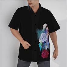 Load image into Gallery viewer, Bimini Unisex Tropical Black Hawaiian Shirt (Cotton)

