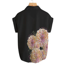 Load image into Gallery viewer, Darling Dalia Black Women&#39;s Button up Blouse
