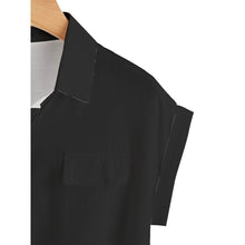 Load image into Gallery viewer, Darling Dalia Black Women&#39;s Button up Blouse
