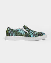 Load image into Gallery viewer, The Bright Painted Palm Men&#39;s Slip-On Canvas Shoe
