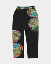 Load image into Gallery viewer, Freedom Butterfly Collage Women&#39;s Belted Tapered Pants (style 2)
