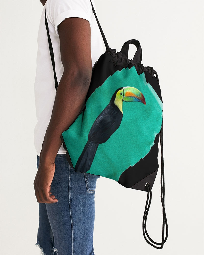 Monte Verde  Toucan Canvas Drawstring Bag