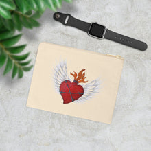 Load image into Gallery viewer, San Miguel My Heart Canvas Cotton Zipper Pouch
