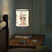 Load image into Gallery viewer, Oh My Frida Floral Butterfly Collage Lamp and Stand
