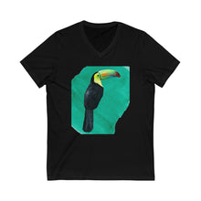 Load image into Gallery viewer, Unisex Jersey Short Sleeve V-Neck Tee
