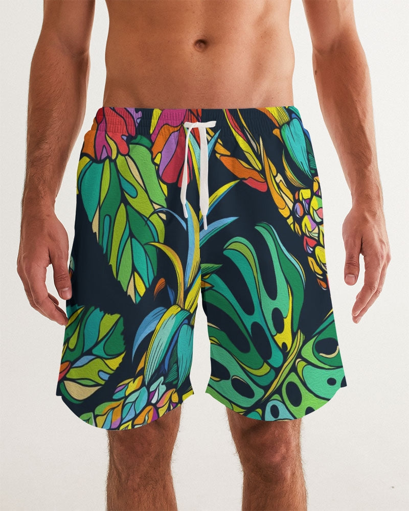 Bora Bora Pineapple Jungle Men's Swim Trunk