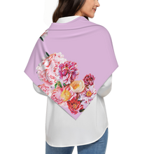 Load image into Gallery viewer, All Floral Square UPCYCLED Scarf

