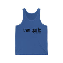 Load image into Gallery viewer, Tranquilo Unisex Jersey Tank
