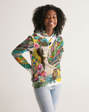 Load image into Gallery viewer, Freedom Butterfly Collage Women&#39;s Hoodie Upcycled Plastic Textiles
