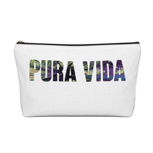 Load image into Gallery viewer, Pura Vida Zipper Accessory Cosmetic Pouch w T-bottom
