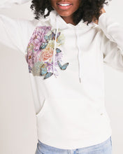 Load image into Gallery viewer, OH MY Frida! Butterfly Collage Women&#39;s Hoodie Upcycled Plastic Textiles
