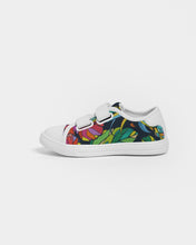 Load image into Gallery viewer, Bora Bora Pineapple Jungle Kids Velcro Sneaker
