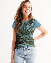 Load image into Gallery viewer, The Bright Painted Palm Women&#39;s Tee
