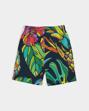 Load image into Gallery viewer, Bora Bora Pineapple Jungle Boy&#39;s Swim Trunk
