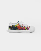 Load image into Gallery viewer, Bora Bora Pineapple Jungle Kids Velcro Sneaker
