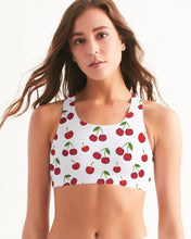 Load image into Gallery viewer, cherry bomb yoga top
