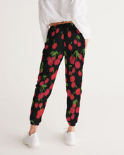 Load image into Gallery viewer, Cherry Bomb Women&#39;s Black Track Pants
