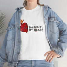 Load image into Gallery viewer, San Miguel My Heart Unisex Heavy Cotton Tee
