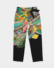 Load image into Gallery viewer, Limited Edition Collection-Let The Sun Shine Collage Women&#39;s Belted Tapered Pants
