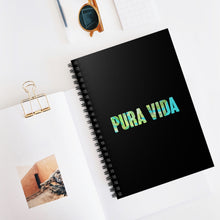 Load image into Gallery viewer, Pura Vida Spiral Notebook - Ruled Line
