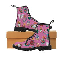 Load image into Gallery viewer, san Miguel My Heart pink heart boots
