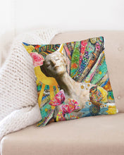 Load image into Gallery viewer, butterfly  freedom throw pillow

