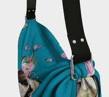 Load image into Gallery viewer, Oh My Frida! Teal Boho Yoga Mat Bag
