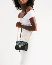 Load image into Gallery viewer, The Bright Painted Palm Small Shoulder Bag (Vegan Leather)
