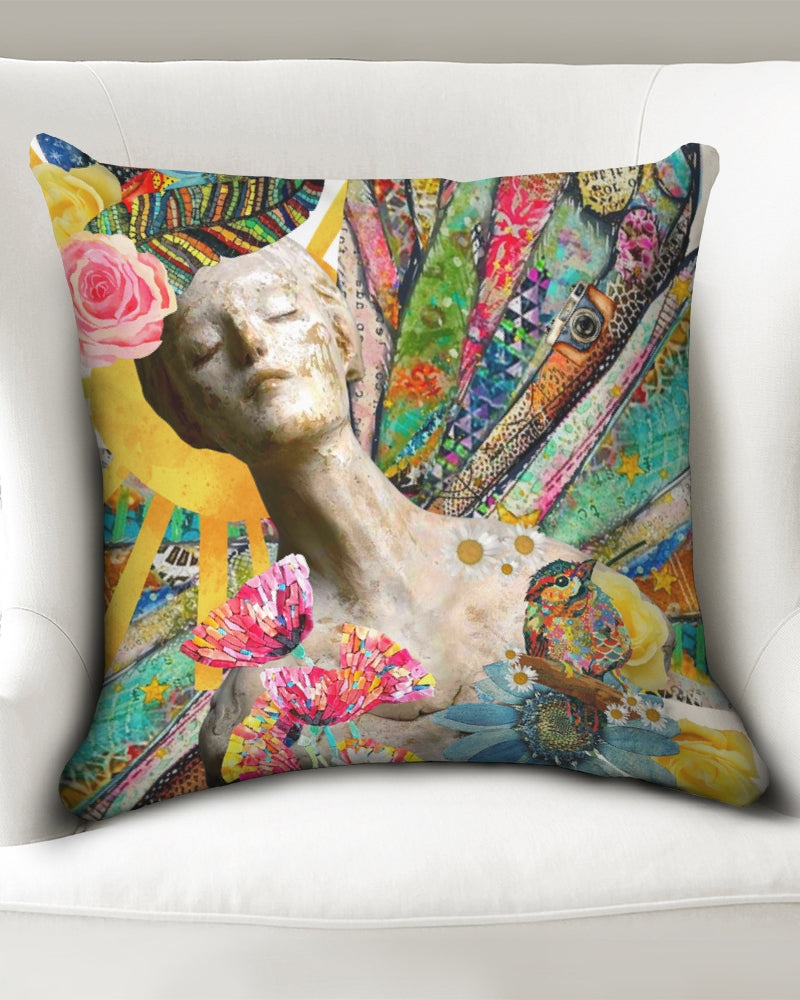 Freedom Butterfly Collage Throw Pillow Case 20