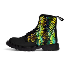Load image into Gallery viewer, Daintree Jungle Ferns Canvas Boots with Soul
