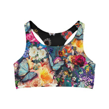 Load image into Gallery viewer, floral explosion reversible yoga top
