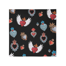 Load image into Gallery viewer, San Miguel My Heart UPCYCLED Square Scarf
