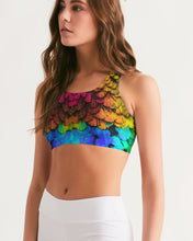 Load image into Gallery viewer, Hummingbird Feathers Women&#39;s Seamless Sports Bra
