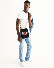 Load image into Gallery viewer, San Miguel My Heart Black Messenger Pouch

