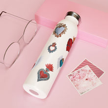 Load image into Gallery viewer, San Miguel My Heart Slim Water Bottle
