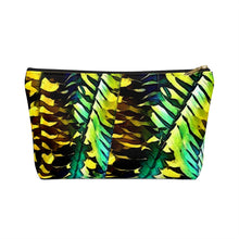 Load image into Gallery viewer, Daintree Jungle Ferns Zipper Cosmetic Accessory Pouch w T-bottom
