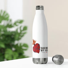 Load image into Gallery viewer, San Miguel My Heart  Logo 20oz Insulated Bottle
