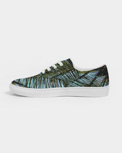 Load image into Gallery viewer, The Bright Painted Palm Men&#39;s Lace Up Canvas Shoe
