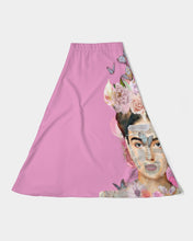 Load image into Gallery viewer, Oh My Frida! Mauve Pink Women&#39;s A-Line Long Skirt
