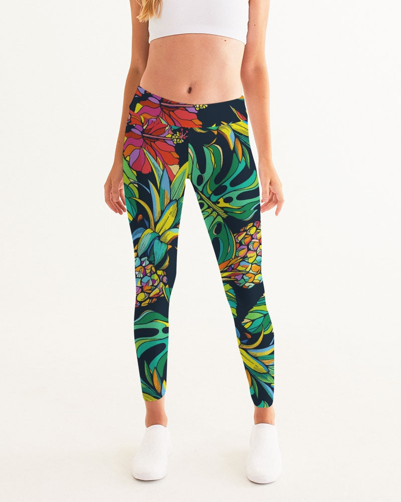 Bora Bora Pineapple Jungle Women's Yoga Pants