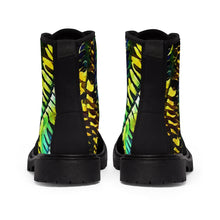 Load image into Gallery viewer, Daintree Jungle Ferns Canvas Boots with Soul
