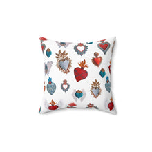 Load image into Gallery viewer, San Miguel My Heart Faux Suede Square Pillow Case
