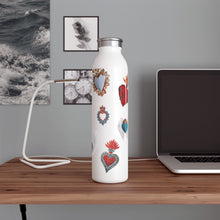 Load image into Gallery viewer, San Miguel My Heart Slim Water Bottle
