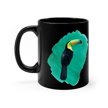 Load image into Gallery viewer, Monte Verde Toucan Black mug 11oz
