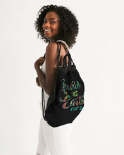 Load image into Gallery viewer, REWILD THE EARTH Canvas Drawstring Bag
