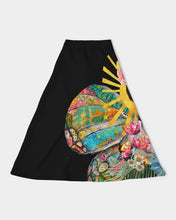 Load image into Gallery viewer, Freedom Butterfly Collage Women&#39;s A-Line Midi Skirt
